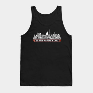 Washington Football Team 23 Player Roster, Washington D.C Skyline Tank Top